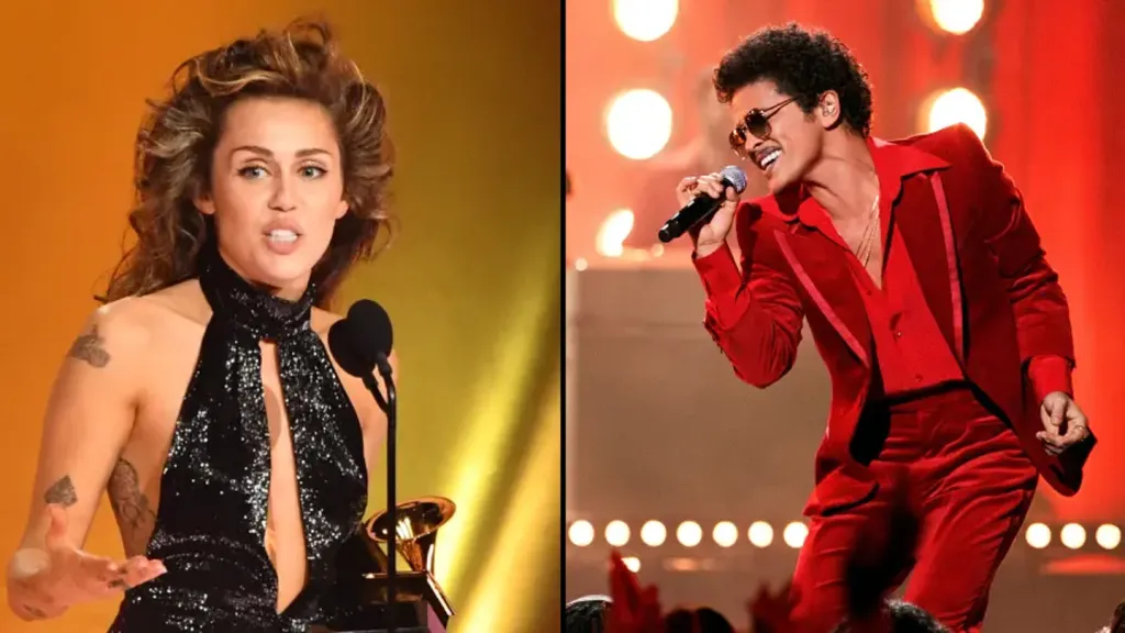 Miley Cyrus responds after being accused of copying Bruno Mars with chart-topping song Flowers