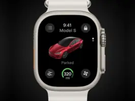 Tesla karácsonyi frissítés: Apple Watch támogatás és új biztonsági funkciók