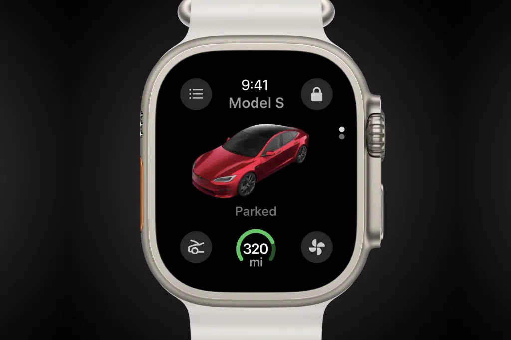 Tesla karácsonyi frissítés: Apple Watch támogatás és új biztonsági funkciók