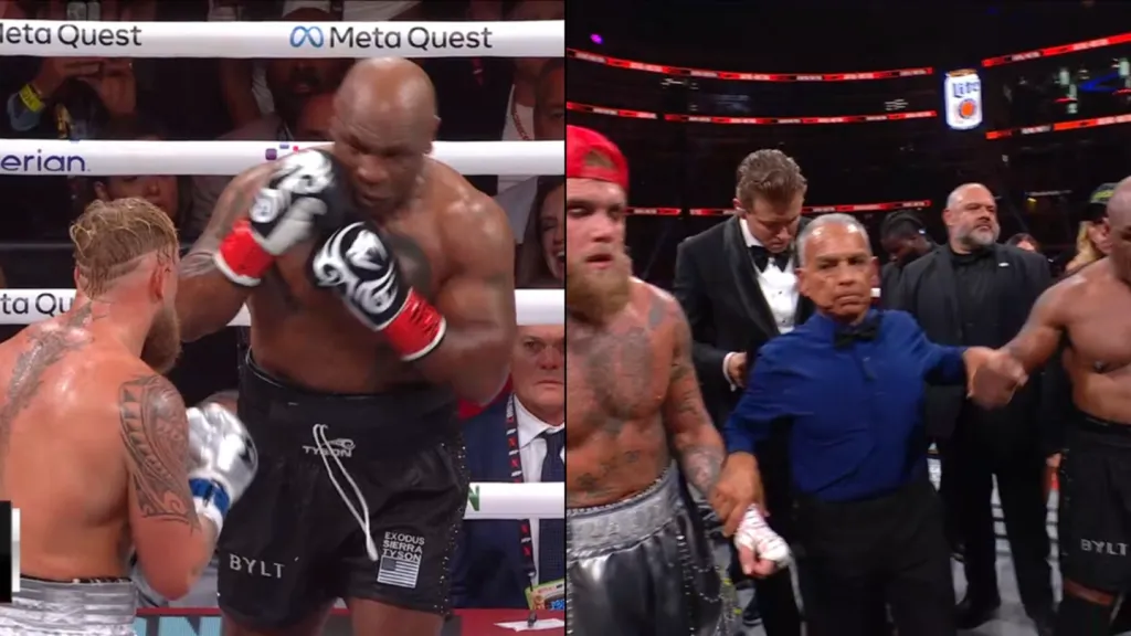 Jake Paul wins Netflix boxing match against Mike Tyson