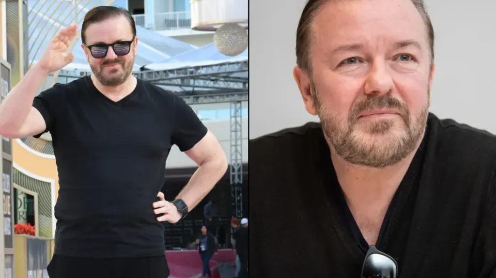 Ricky Gervais ironically explains why he only wears black t-shirts despite being able to afford anything he wants