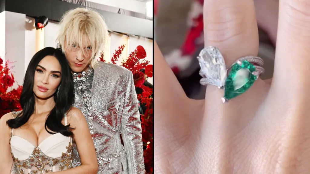 Machine Gun Kelly explained why Megan Fox wore engagement ring that would physically harm her to take off