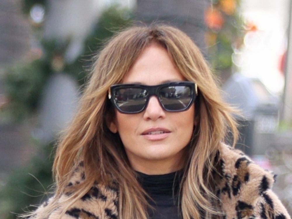 Jennifer Lopez Wore Winter's Loudest Coat Trend With the Most Divisive Heels