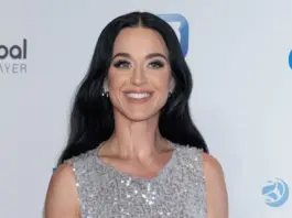 Katy Perry Wore a Disco-Ball Gown With Side Boob-Baring Cutouts