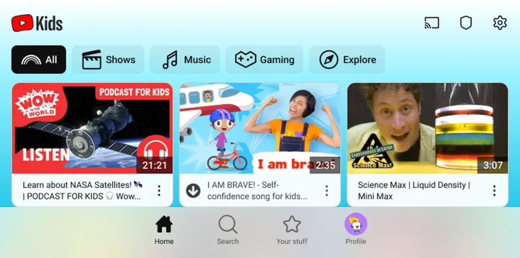 YouTube Kids megújul: Modernebb dizájn és új funkciók-1