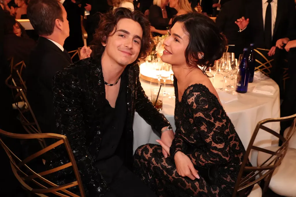 Kylie Jenner és Timothée Chalamet: Ritka közös megjelenés-3