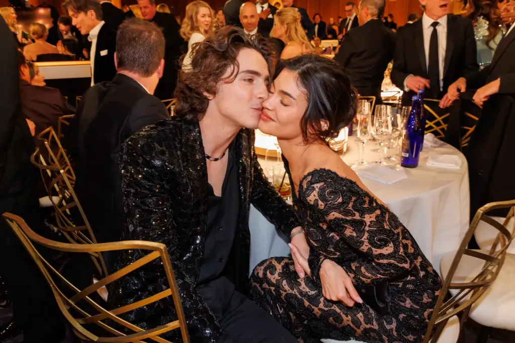 Kylie Jenner és Timothée Chalamet: Ritka közös megjelenés-4