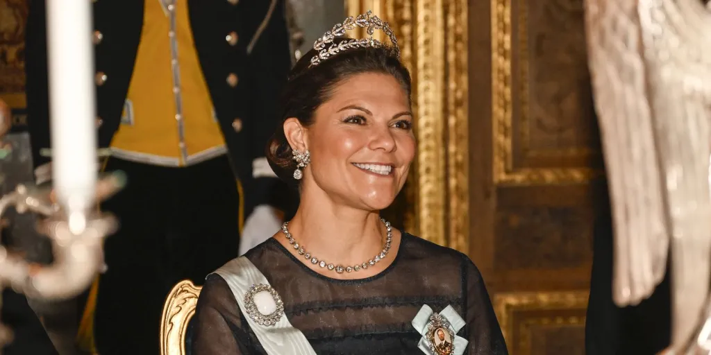 Princess Victoria of Sweden Paired an H&M Dress With a 119-Year-Old Diamond Tiara