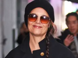 Katie Holmes's Stylish Winter Coat Featured an Unexpected Festive Accessory