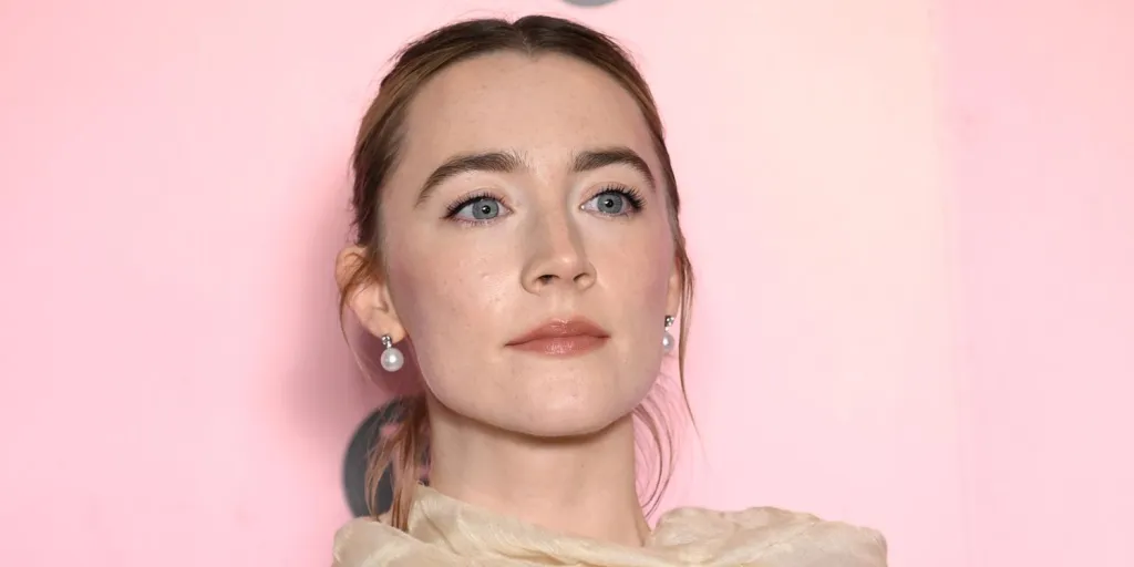 Saoirse Ronan's Puffy Funnel Dress Looks Comfortable Enough to Sleep In