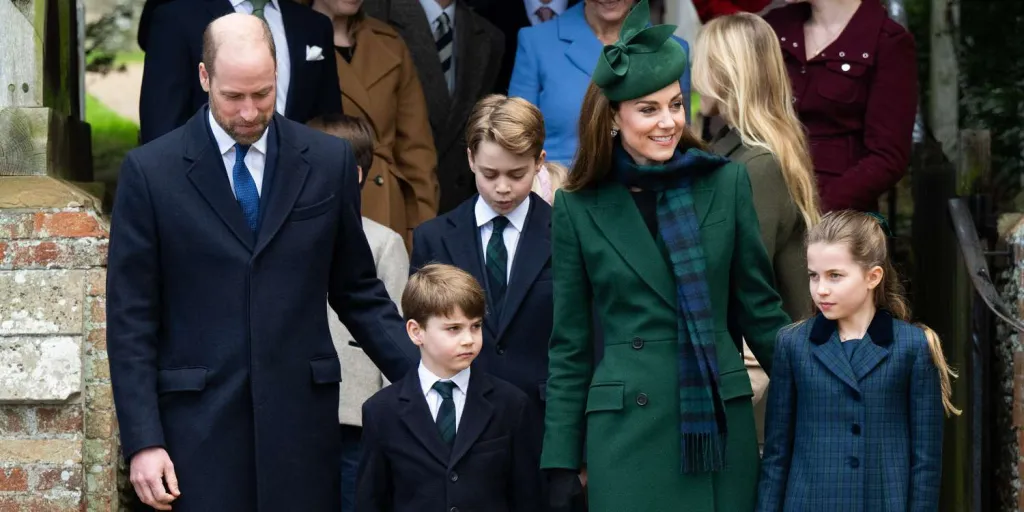 Kate Middleton and Prince William Coordinated With Their Kids for Christmas Day Walk