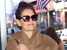 Katie Holmes Paired a Chic Coat With the Most Unexpectedly Cute Bag