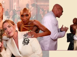 Every Celeb Photobombed Ariana Grande and Cynthia Erivo at the 2025 Golden Globes