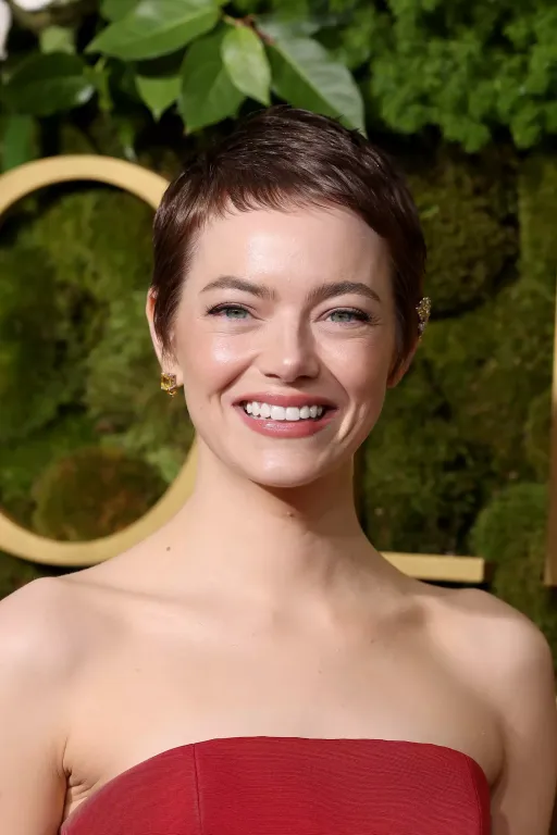 Emma Stone sokkolja a Golden Globe-ot új frizurájával-1