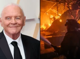 Anthony Hopkins shares important message after 'losing his own home' in the LA wildfires