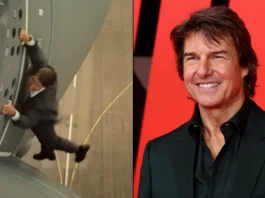 Tom Cruise explained what he was thinking when holding onto the side of a plane for iconic Mission Impossible scene