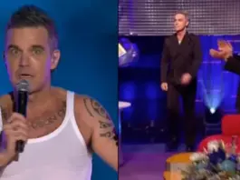 Graham Norton viewers question how Robbie Williams 'dashed across the world' to appear on New Year's Eve show