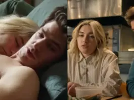 Florence Pugh and Andrew Garfield forced cameraman to turn away after they 'didn't hear cut' when filming sex scene