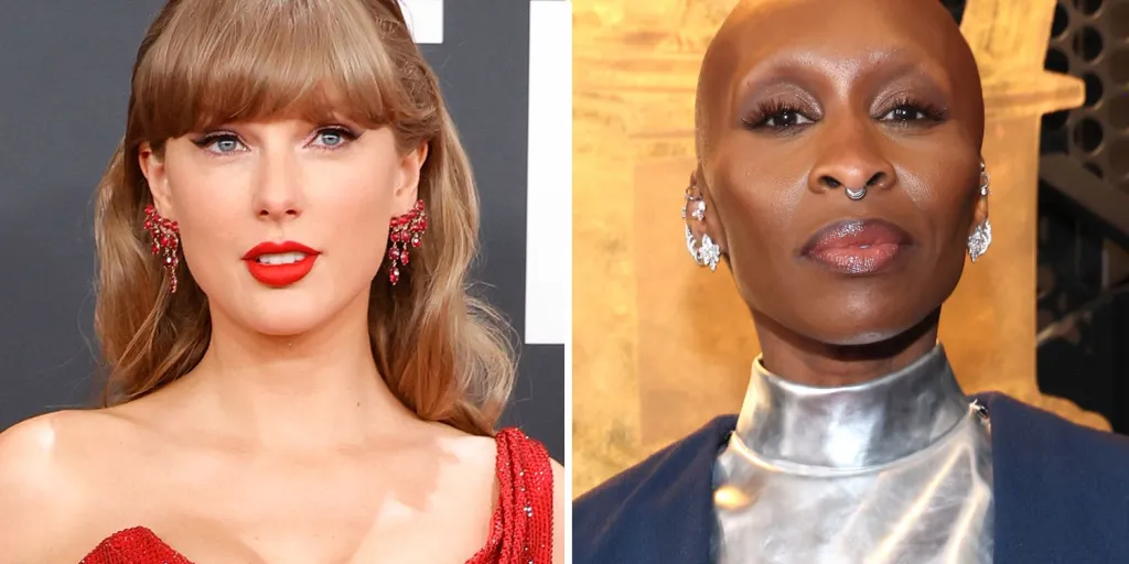 Taylor Swift Shared Her Seat When Cynthia Erivo Couldn’t Find Hers at the 2025 Grammys