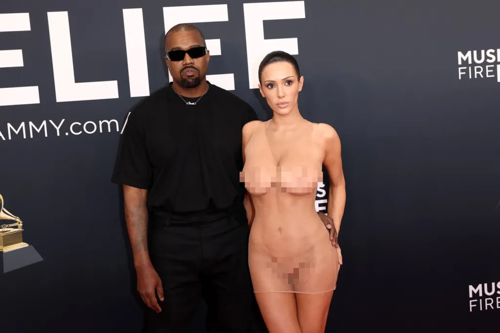 Kanye felesége sokkoló ruhában a Grammy-gálán-2