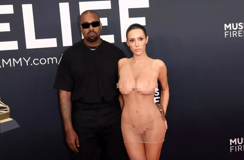 Kanye West és felesége botrányos Grammy-megjelenése-1