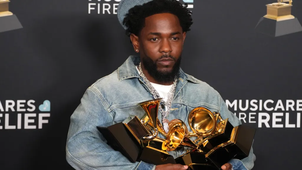 Meaning behind Kendrick Lamar's Grammys outfit as fans think it's another dig at Drake in their ongoing feud