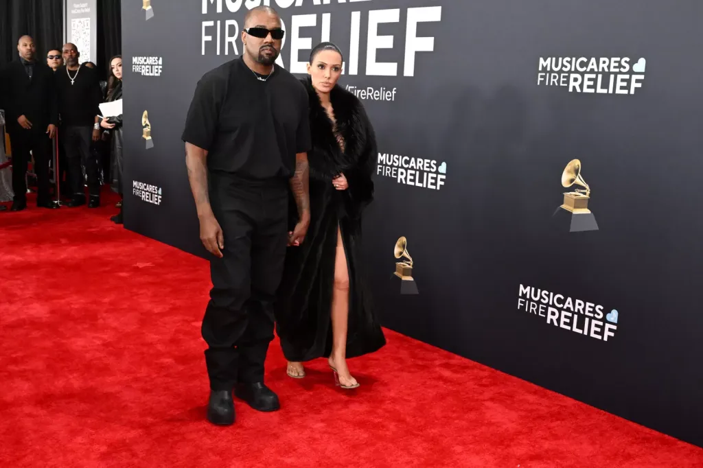 Kanye West és felesége botrányt okoztak a Grammy-gálán-1