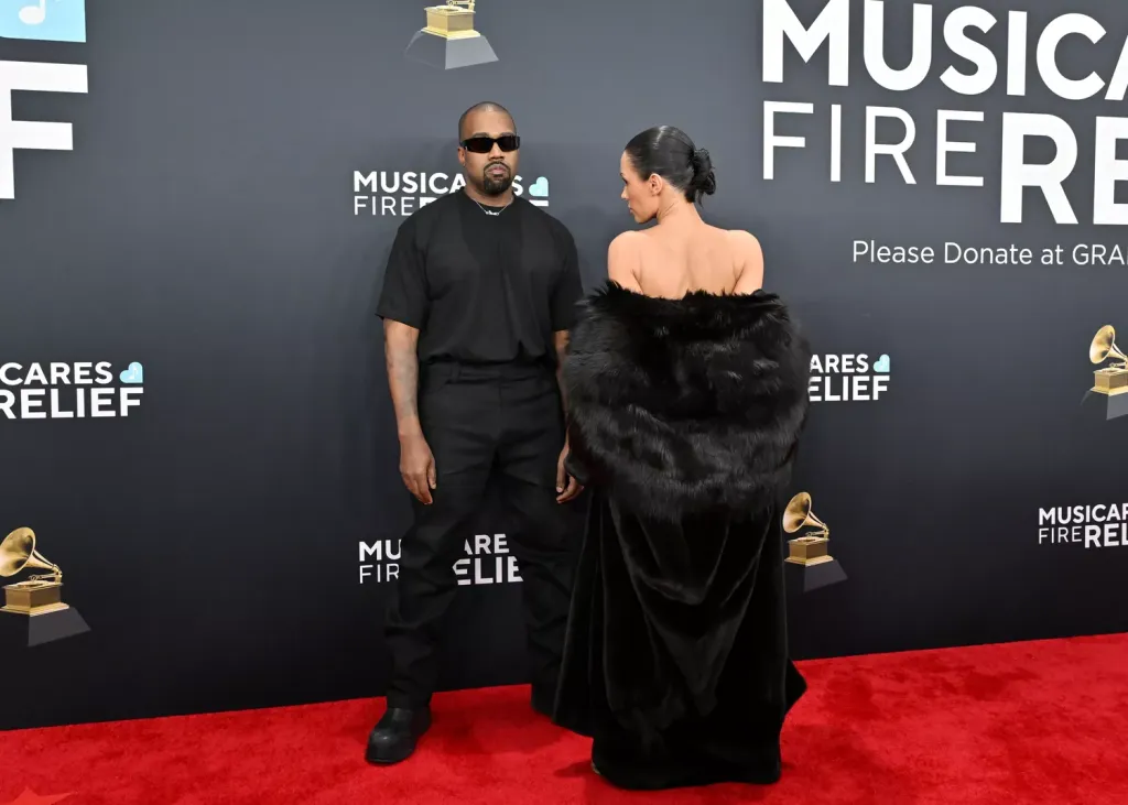 Kanye West és felesége botrányt okoztak a Grammy-gálán-2