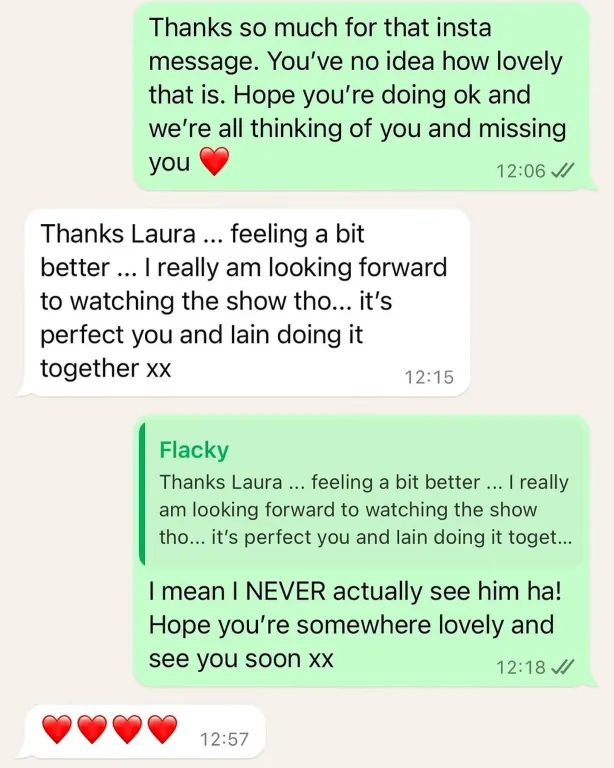 Laura Whitmore közzétette Caroline Flack utolsó üzeneteit-3