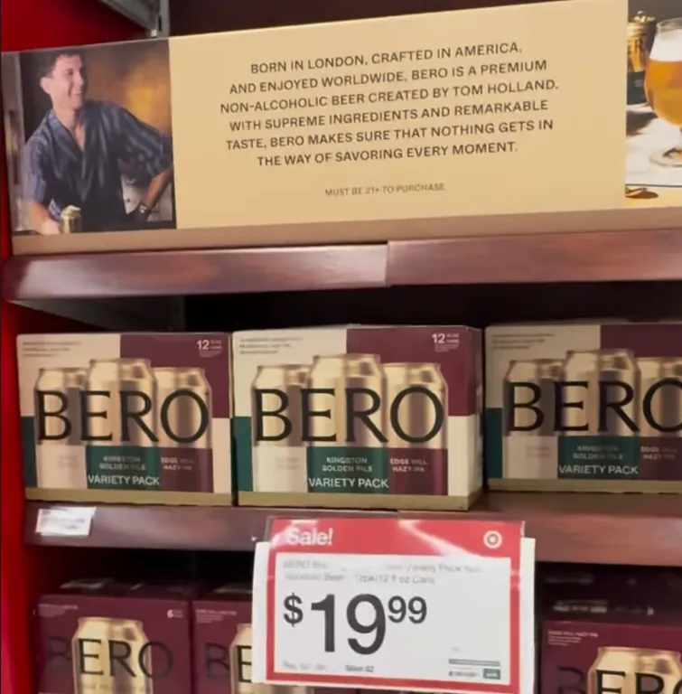 Tom Holland alkoholmentes sörét nem vehette meg-1