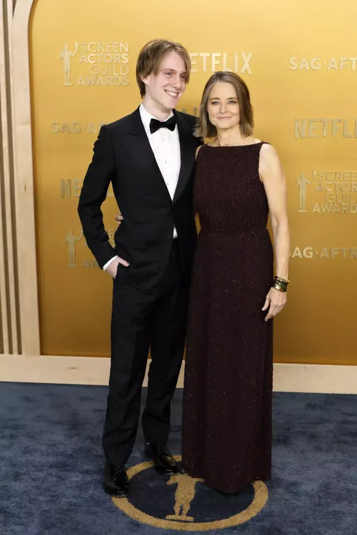Jodie Foster és fia együtt a SAG-díjátadón-1