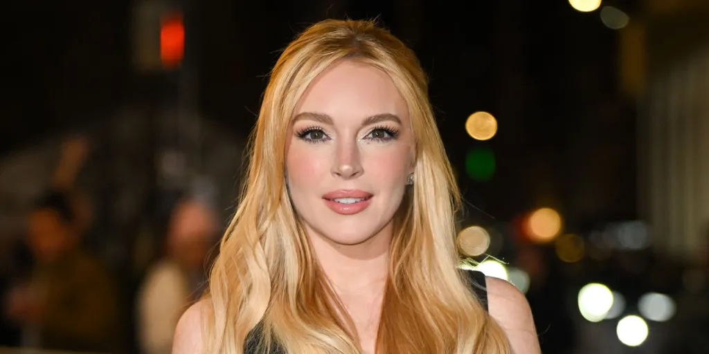 Lindsay Lohan Went Blonde for Spring With a New Honeycomb Shade at the Oscars After-Party