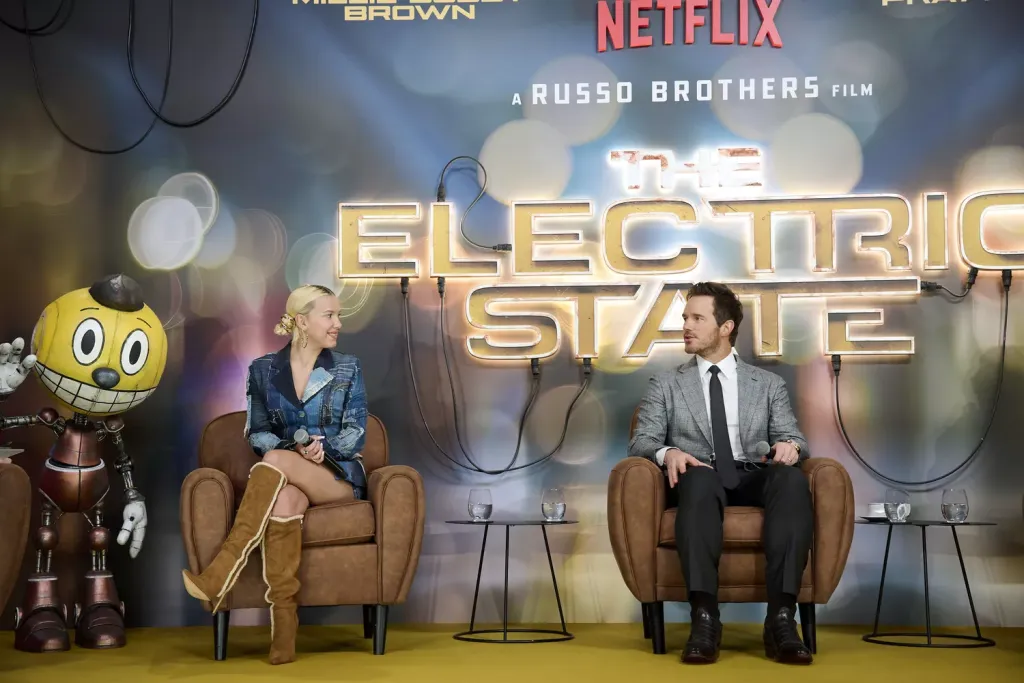 Chris Pratt lovagias gesztusa Millie Bobby Brown felé-3