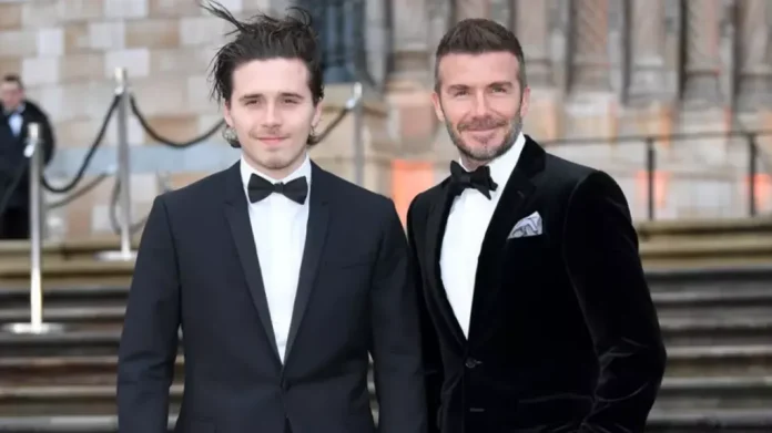 Brooklyn Beckham makes a rare comment about dad after missing his 50th birthday