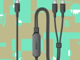 Anker 2-in-1 USB-C kábel: Kettős töltés egy forrásból