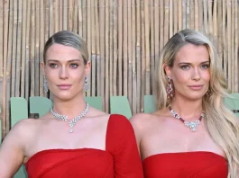 Princess Diana's Twin Nieces Dazzle in Coordinated Red Gowns and Royal-Coded Jewelry