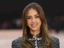 Jessica Alba Makes Surprise Music Video Cameo in Red Hot Suit