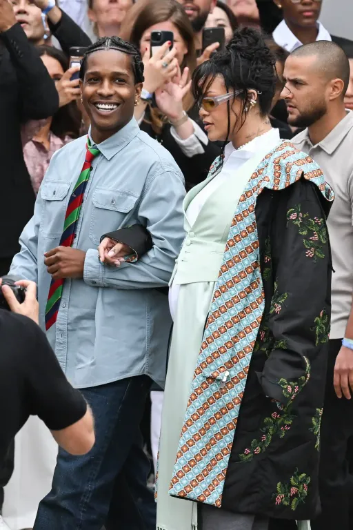 Rihanna és A$AP Rocky: Stílusikon páros Párizsban-3