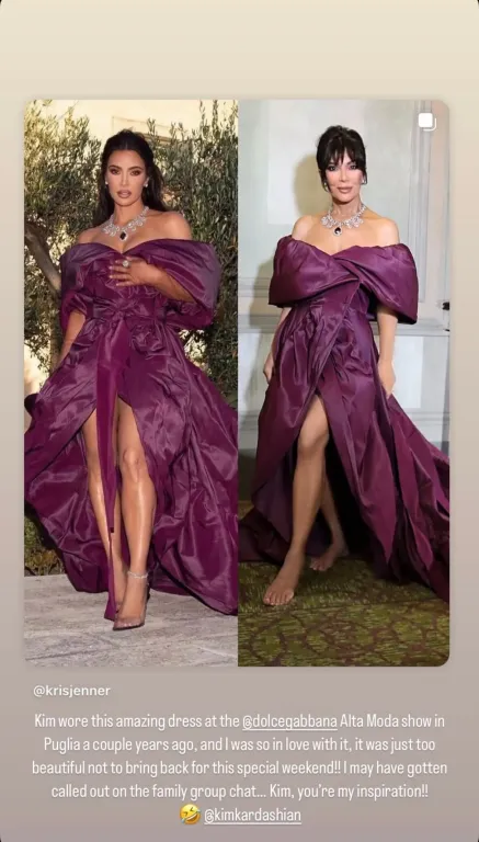 Kris Jenner másolta Kim Kardashian ikonikus ruháját-2
