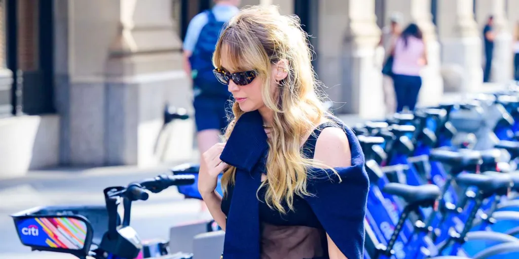 Jennifer Lawrence’s Little Black Dress Features a Surprising Sheer Detail
