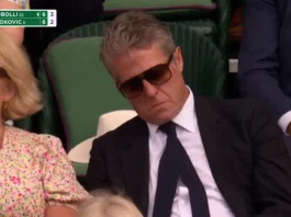 Hugh Grant causes huge debate after 'falling asleep' at Wimbledon