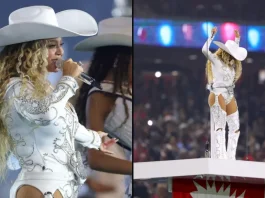 Beyoncé botrányt keltett ujjpisztollyal az NFL félidőben! Beyoncé shocks Netflix viewers with banned hand gesture during NFL halftime show that people normally get fined for