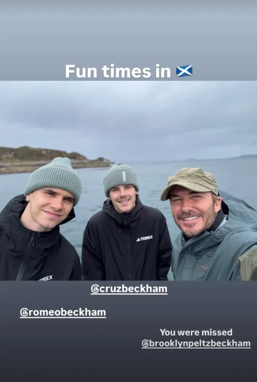 Beckham érzelmes üzenete fiának, aki kihagyta 50. szülinapját-1