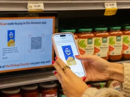 Amazon QR-kódos portál a Whole Foods üzletekben Amazon QR-kódos portál a Whole Foods üzletekben
