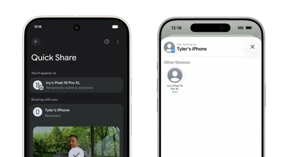 Pixel-10-AirDrop-kompatibilitas-Apple-eszkozokkel Pixel 10 AirDrop-kompatibilitás Apple eszközökkel