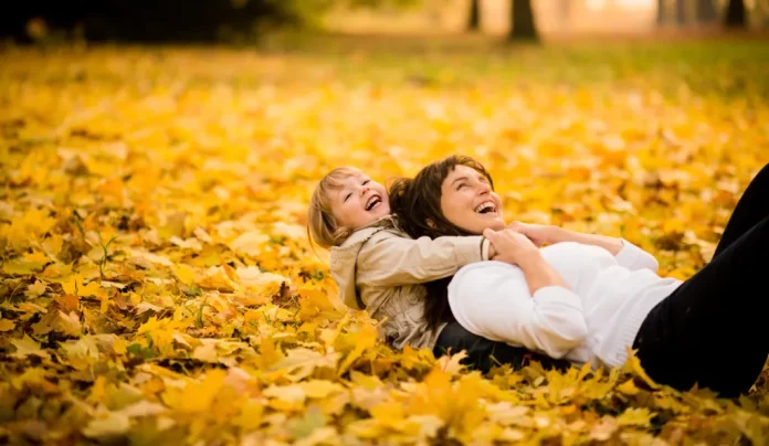 erős immunrendszer anya és lánya ősszel az avarban