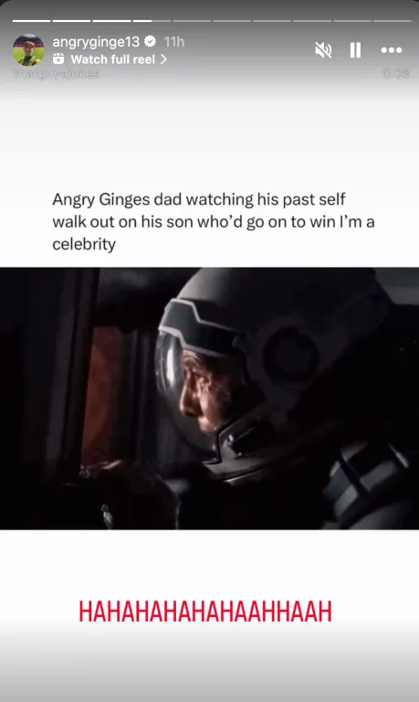 Angry Ginge durván kiosztotta elhagyó apját a dzsungelgyőzelem után-2