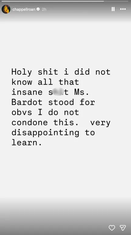 Chappell Roan törli Bardot-tributját őrült nézetei miatt-2