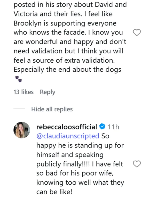 Rebecca Loos támogatja Brooklyn Beckhameket a családi botrányban!-2