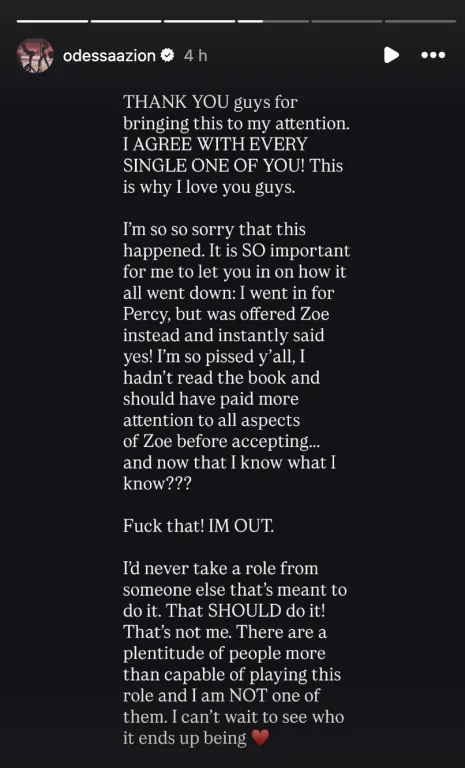 Odessa A’Zion kilép a botrányos filmből: Backlash sokk!-3